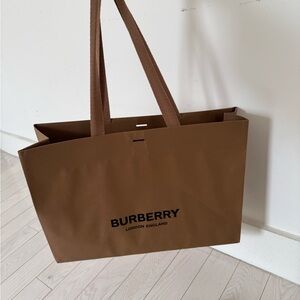 Burberry Chocolate Brown Shopper Bag